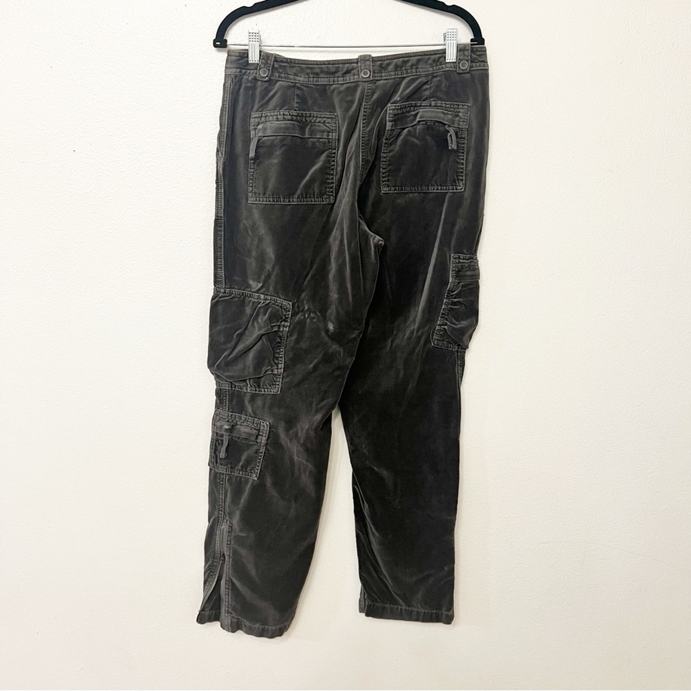 Sundance velvet cargo gray utility grunge Y2K Indie nightfall pants - Picture 2 of 5
